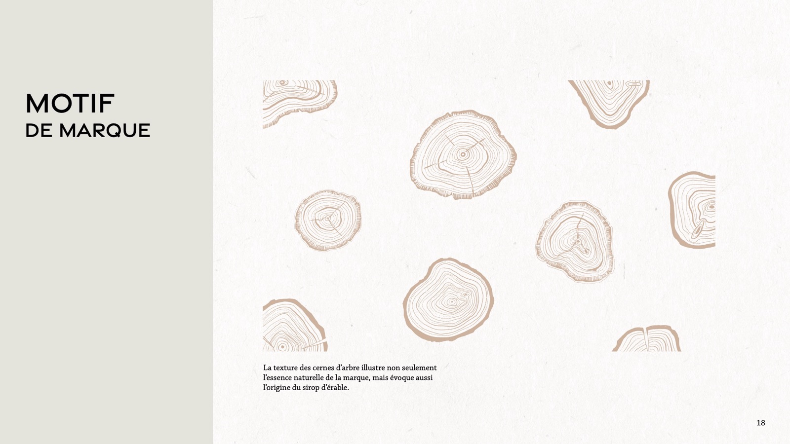 Tree-ring brand pattern