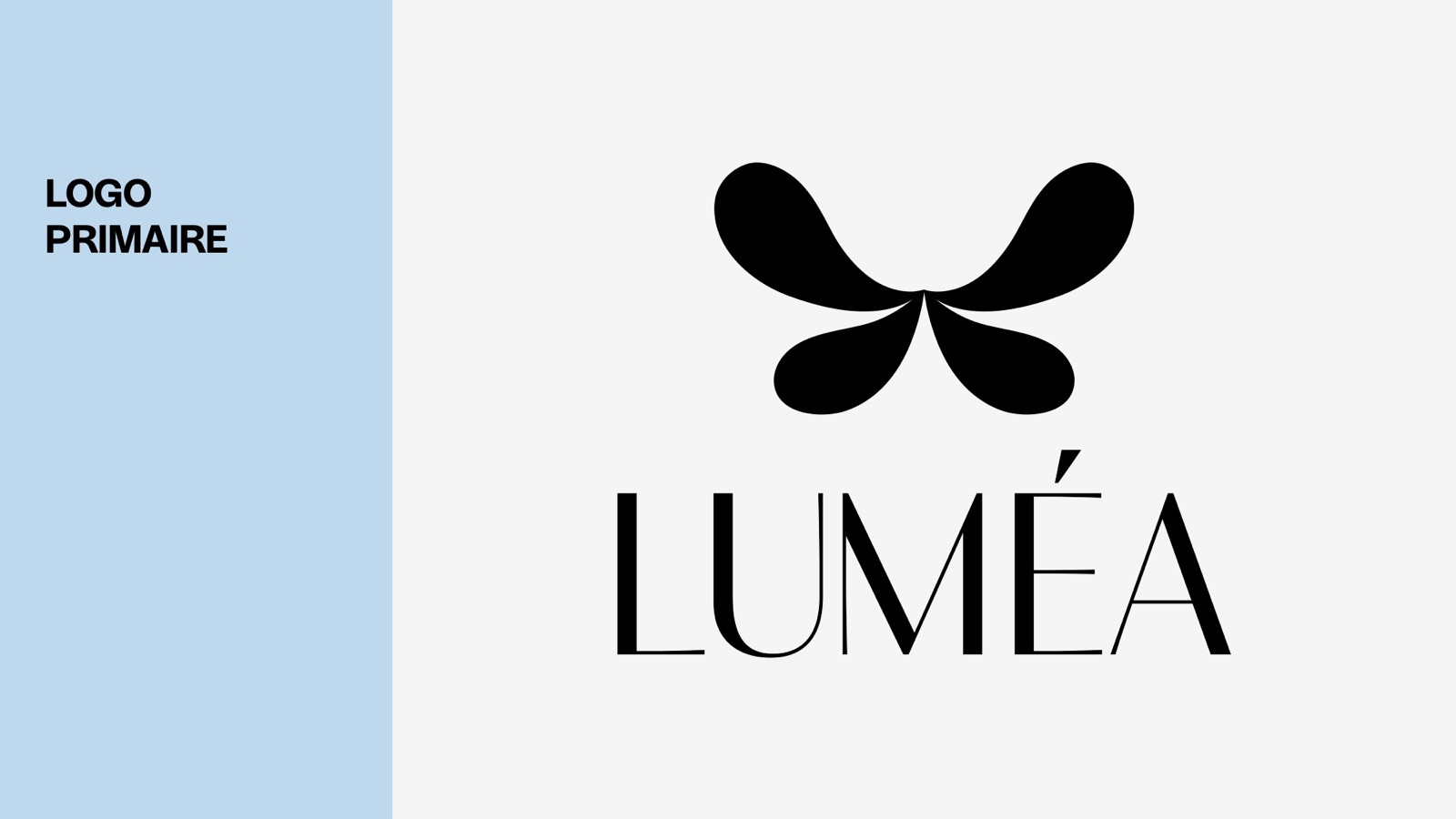Luméa primary logo with the butterfly mark