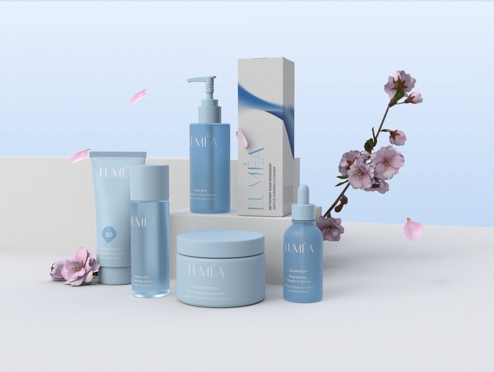The Luméa product line, second view