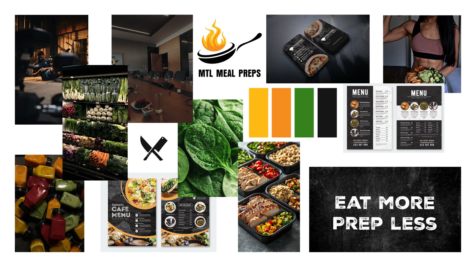 MTL Meal Preps moodboard