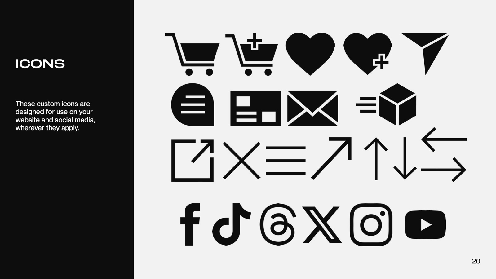 Custom OlilO icon set